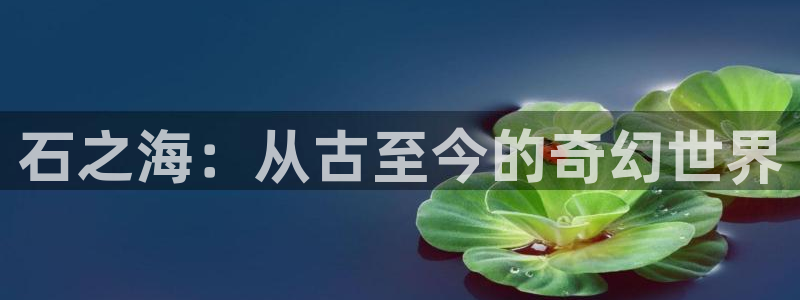 在线韩漫：石之海：从古至今的奇幻世界